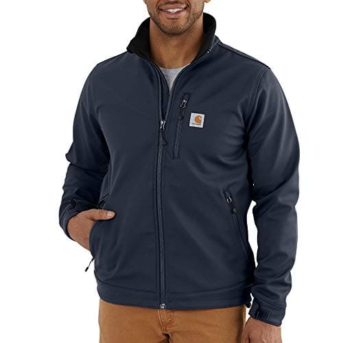 Image of Carhartt Men's Crowley Jacket (Regular and Big & Tall Sizes) - blue - Large