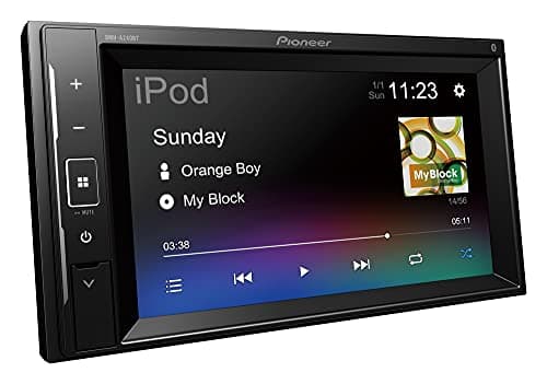 Image of Pioneer DMH-A240BT 2-DIN Multimedia Player, Short Installation Depth, 6.2 Inch ClearType Touch Screen, Smartphone Connection, USB, Bluetooth, 13-Band Graphics Equaliser