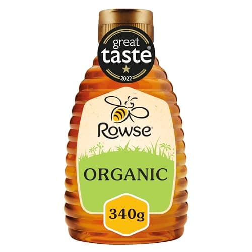 Image of Rowse Honey, Organic Honey, Squeezy bottle, 100% pure & natural, 340g