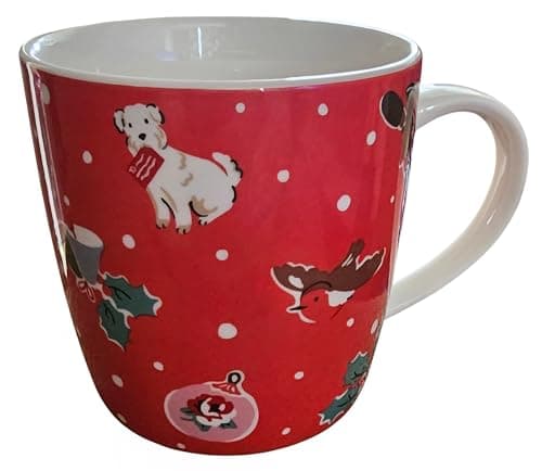 Image of Cath Kidston Festive Christmas Red Audrey Mug