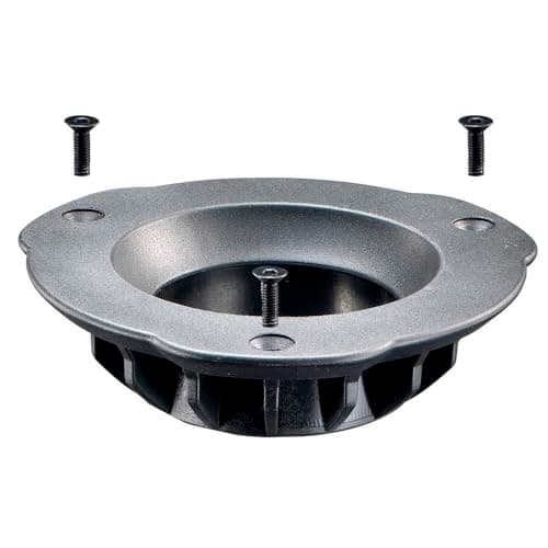Image of Manfrotto Adapter 75 mm Bowl to 60 mm Bowl FAST Single Tripod, Plastic Adapter, for FAST Single tripod