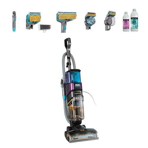 Image of Shark CarpetXpert HairPro Pet Carpet Cleaner, Anti-Tangle & Clog, Built-In StainStriker Spot Cleaner, Removes Tough Stains & Odours, Carpets & Upholstery, 5 Tools, 2 Cleaning Formulas, 1000W, EX300UK