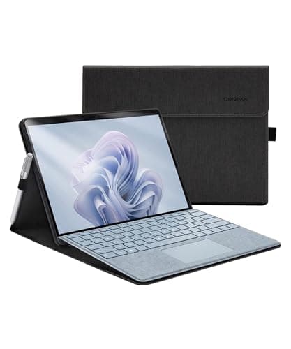 Image of Omnpak Case for Microsoft Surface Pro 11 / Surface Pro 10 / Surface Pro 9 13 Inch, Lightweight Protective, Multiple Angle, Stylus Holder, Compatible with Type Cover Keyboard