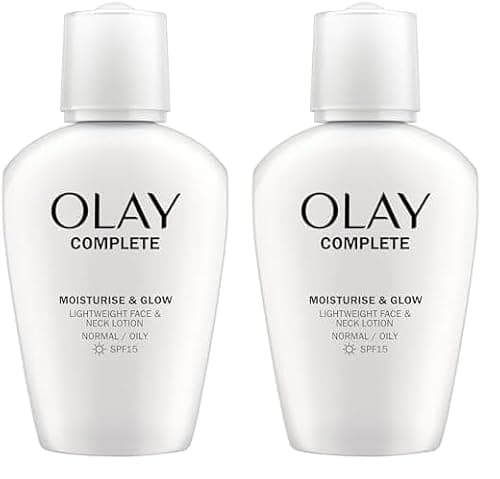 Image of Olay Complete Moisturise & Glow Face And Neck Lotion With SPF15, For Beautiful, Healthy Glowing Skin In Just 1 Day,200ml (Pack of 2)