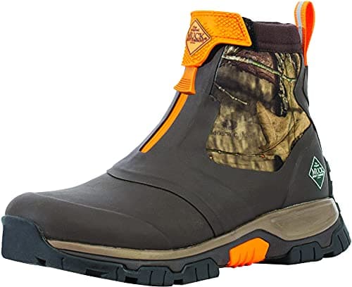 Image of Muck Boots Men's Apex Mid Zip Performance Waterproof Ankle Boots, Light Brown, 8