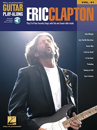 Image of Eric Clapton: 41 (Guitar Play-along): Guitar Play-Along Volume 41 (Hal Leonard Guitar Method (Songbooks))
