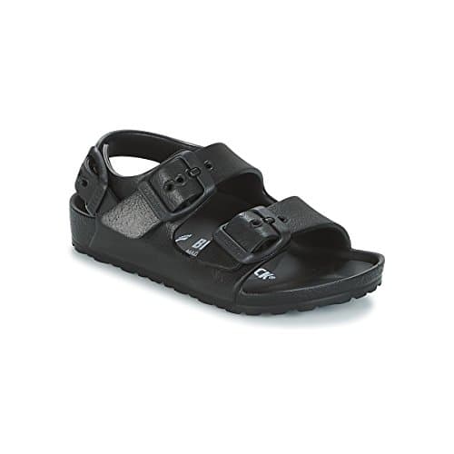 Image of Birkenstock Milano, Boys’ Slingback, Black (Noir Noir), 9 Child UK (27 EU)