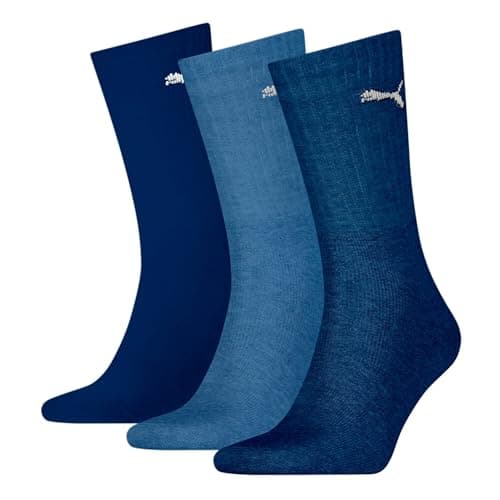 Image of PUMA Unisex Crew Socken, Navy, 6-8 UK