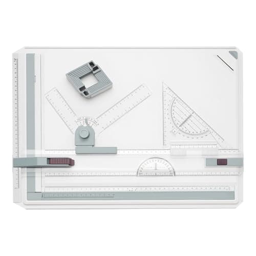 Image of Youyijia A3 Drawing Board 51X37cm Adjustable Angle System Drawing Board Art Craft Table with Parallel Motion Accessories for Students Engineers Artists and Architects