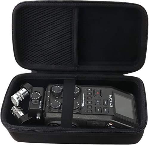 Image of JINMEI EVA Hard Carrying Case Compatible with Zoom H6 Portable Studio Handy Recorder Case., Black, Travel