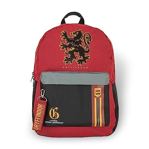 Image of Bioworld BP8UQ4HPT Harry Potter Gryffindor Multipocket School and Leisure Backpack 42 x 32 cm Padded Shoulder Straps