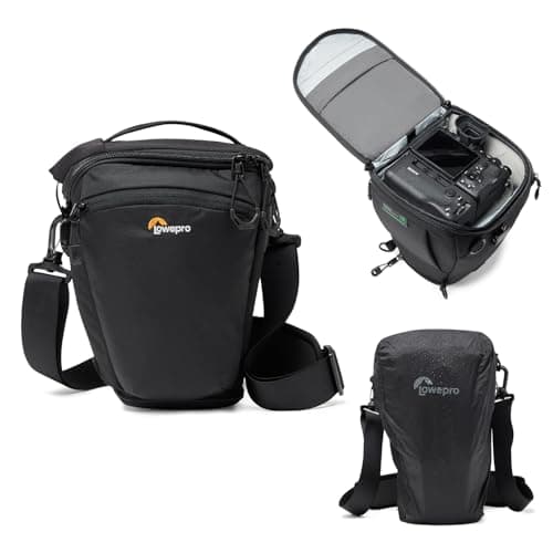 Image of Lowepro ProTactic TLZ 70 Pro AW III Toploader Camera Bag, Camera Case for DSLR, Mirrorless, Vol.5L Dim: 30.5x14x16cm, for Cameras w/Lens Attached, Modular Shoulder Bag, for Photographer/Videographer