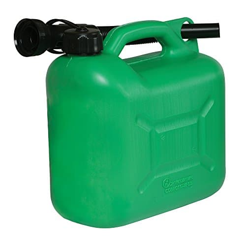 Image of Silverline Plastic Fuel Can 5Ltr Green (847074)