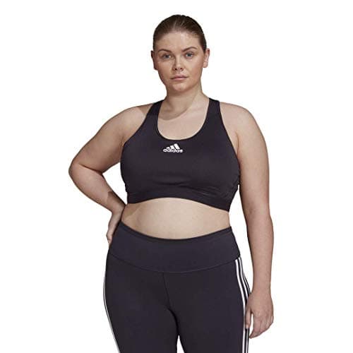 Image of adidas womens Don't Rest Alphaskin Padded Bra Black 4X