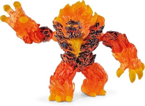 Image of SCHLEICH Eldrador Creatures - 7" Lava Smasher Monster - Fun Movable Magma Monster Action Figure for Boys and Girls - Fantasy Fire Beast Figurine - Durable Elemental Creature - Toys for Kids Ages 7+