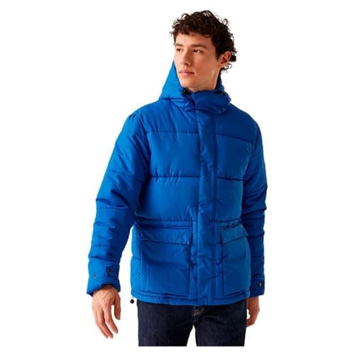 Image of Regatta Mens Falkner Padded Winter Jacket with Hood, Water Repellent & Heavyweight Fill - Perfect for Outdoor, Walking, Hiking & Camping