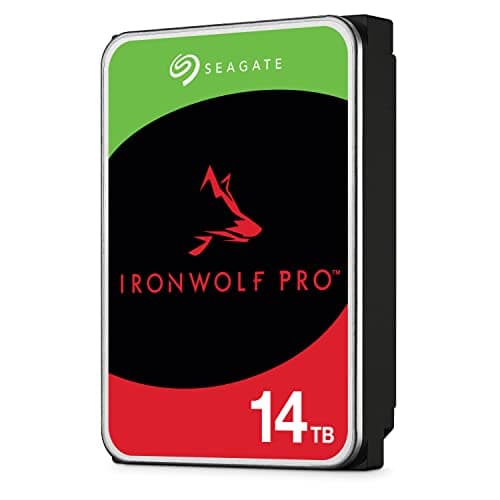 Image of Seagate IronWolf Pro, 14TB, Internal NAS Hard Drive - CMR, 3.5″, SATA 6GB/s, 7200rpm, for Network Storage RAID Systems, Rescue - FFP Pack (ST14000NE008)