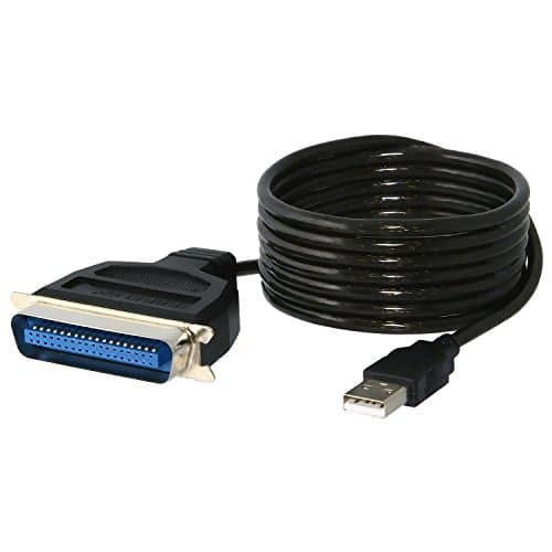 Image of SABRENT Printer Cable USB to Parallel Adapter (1.8m), Parallel IEEE Printer Cable Adapter, Compatible with multiple operating systems (CB-CN36)