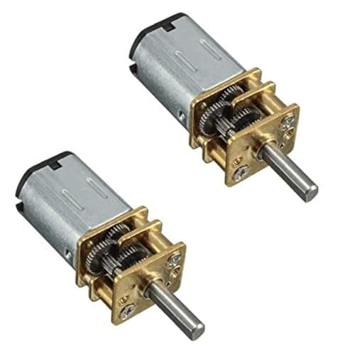 Image of DollaTek 2Pcs DC 6V 70RPM 3mm Shaft Mini Metal Gearwheel Gear Motor GA12-N20 Micro Speed Reduction Motor for RC Car Robot Model DIY Engine