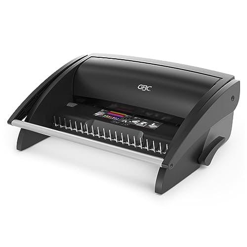 Image of GBC CombBind C110 Binding Machine, 12 Sheet Punch Capacity, 195 Sheet Binding Capacity, A4, Black, 4401844