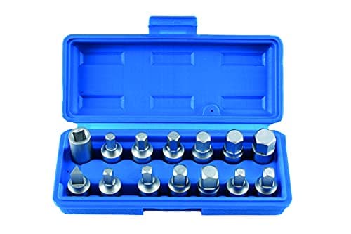 Image of Laser 3175 Drain Plug Key Set 3/8"D 14pc