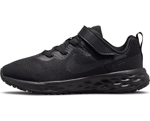 Image of NIKE Unisex Toddler Nike Revolution 6 Sneaker Black Black Dk Smoke Grey 1.5 UK Child