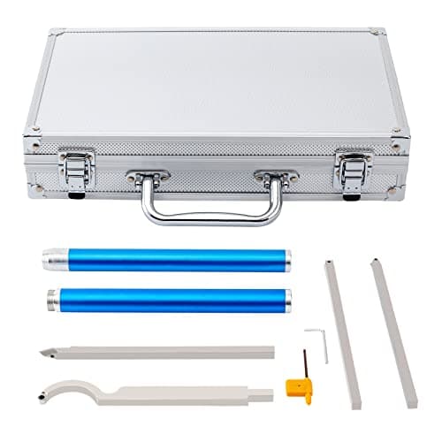 Image of 8 Pcs Wood Turning Tools Carbide Tipped Lathe Tools Rougher Turning Chisels Set