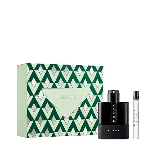 Image of Prada Luna Rossa Black Eau de Parfum 100ml Gift Set (Contains 100ml EDP and 10ml Travel Spray)
