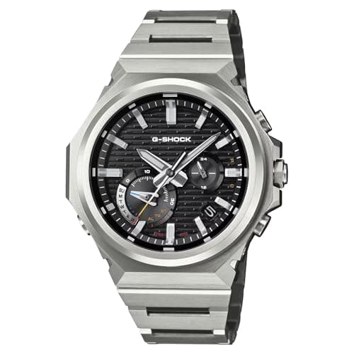 Image of Casio G-Shock G-Steel GST-B1000D-1AER Solar Powered Analog Watch with Bluetooth Connection, Stainless Steel Case Bracelet, Mineral Glass, Black Dial, Unisex