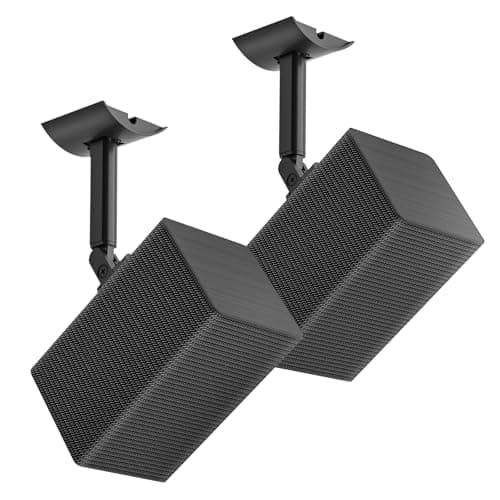 Image of notiela Speaker Wall Mount for Samsung SWA-9200S SWA-9100S SWA-9000S SWA-8500S, Tilt and Swivel Adjustable Ceiling Speaker Mount Bracket for Samsung 9100S 9000S 8500S, 2 Pack