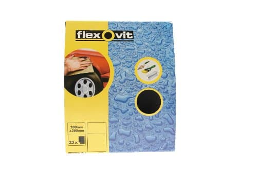 Image of Flexovit Wet and Dry Paper 800 Grit (25 Sheets)