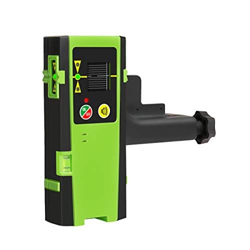 Image of Huepar LR-6RG Laser Detector only for Huepar Laser Level with pulse mode, Digital Laser Receiver detect Line Lasers Up to 60m/196ft for Red&Green Laser Beams, Three-Sided LED Display, Clamp Included