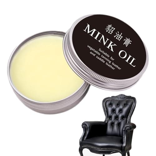 Image of Yonuaret Natural Leather Recoloring Balm With Mink Oil, Leather Cleaner, Conditioner & Restorer Leather Care Balm, Refurbishing Conditioning Cream For Bags, Leather Furniture, Shoes, Car Seats