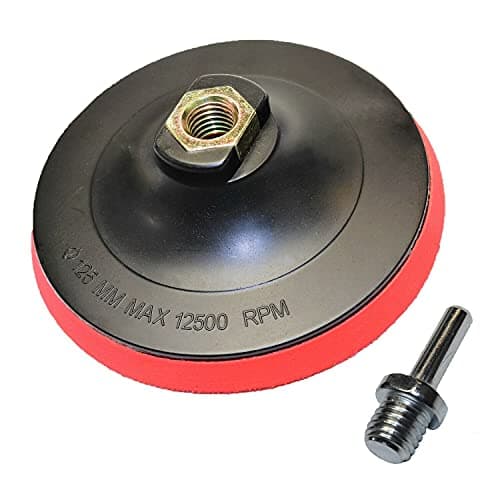Image of LOGOK2K Cotarba 125mm Hook & Loop Backing PAD Angle Grinder M14 & Drill Attachment for Sand Disc