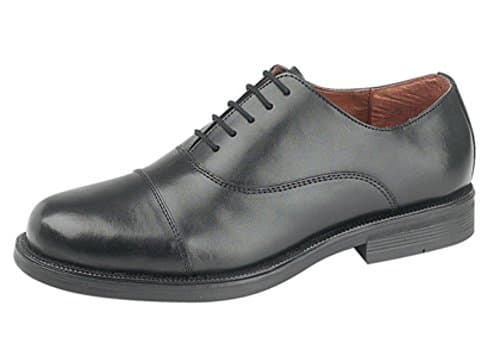 Image of FULL HIDE CADET SHOE, WITH LEATHER UPPER AND LINER, HI SHINE, SIZE 5 UK
