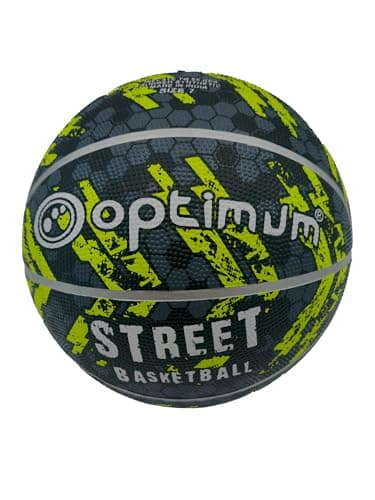 Image of Optimum STREET BASKETBALL - BLACK/YELLOW - SIZE 7