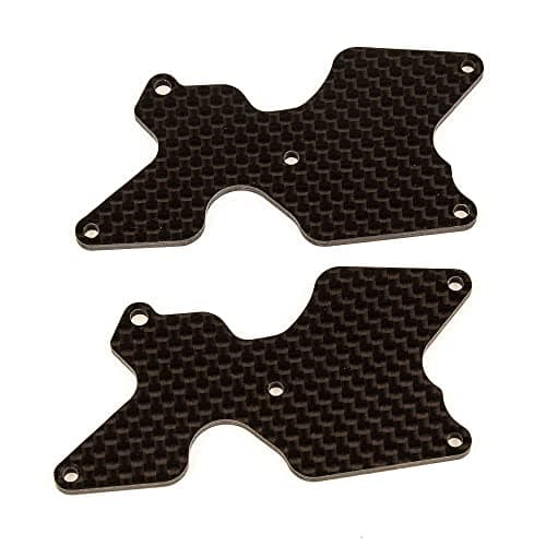 Image of Team Associated RC8b4 FT Rear Suspension Arm Inserts, Carbon