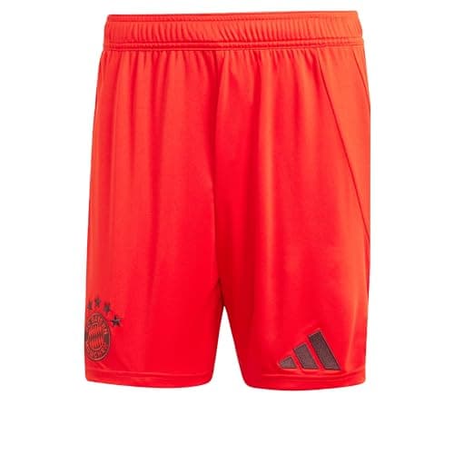 Image of adidas Mens Bayern Munich Home Shorts 2024 2025 Adults Red M