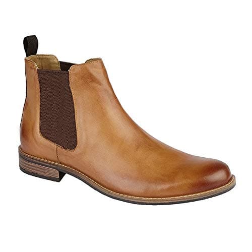 Image of Roamers BEAU Mens Chelsea Boots Tan