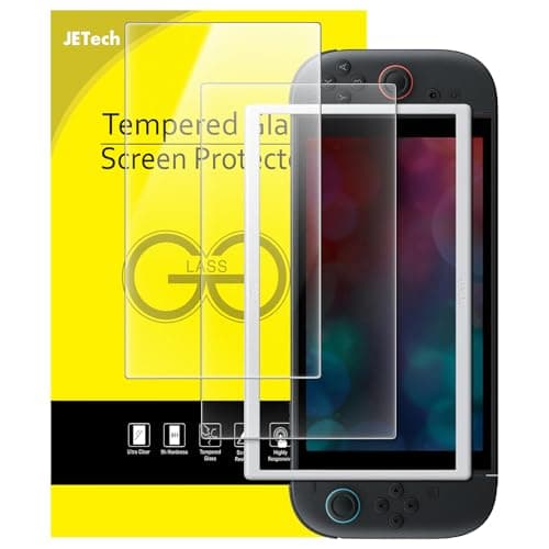 Image of JETech Matte Screen Protector for Nintendo Switch 2 2025, Anti-Glare 9H Tempered Glass Film with Easy Installation Tool, Anti-Fingerprint Smooth Touch, 2-Pack
