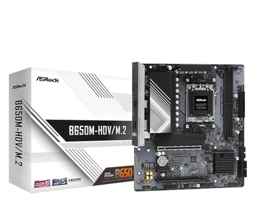 Image of Asrock B650M-HDV/M.2, AMD B650, AM5, Micro ATX, 2 DDR5, HDMI, DP, 2.5G LAN, PCIe4, 2x M.2