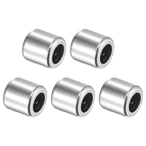 Image of sourcing map HK0509 Needle Roller Bearings 5mm Bore 9mm OD 9mm Width Chrome Steel Open End 5pcs
