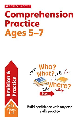 Image of Comprehension practice activities for children ages 5-7 (Years 1-2). Perfect for Home Learning. (Scholastic English Skills)