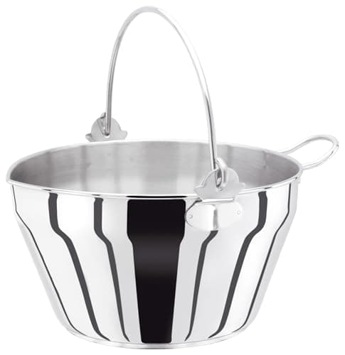 Image of Judge Speciality Cookware JA74 Stainless Steel Maslin Jam Pan 34cm, Induction Ready, Oven Safe, Gift Boxed - 25 Year Guarantee, Silver