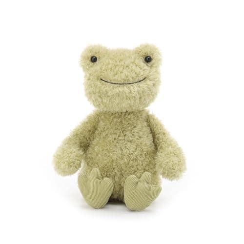 Image of Apricot Lamb Naive Frog Plushies Stuffed Animals for Baby Girl and Boy, Soft Cute Plush Toys for Kids, 7 Inches