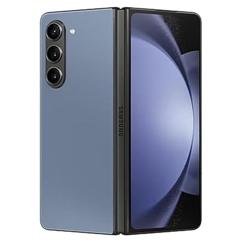 Image of Samsung Galaxy Z Fold5 5G Dual SIM, 1TB Storage + 12GB RAM, 7.6"/6.2" Display, Android 13, SIM Free Unlocked Smartphone (Blue) (Renewed)