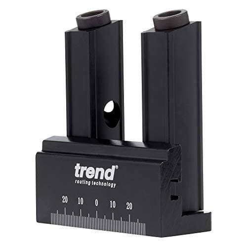 Image of Trend Mini Twin Pocket Hole Jig with HSS Drill Bit & Depth Setting Collar, Square Drive Bit & Pocket Hole Screws Selection, PH/JIG/M
