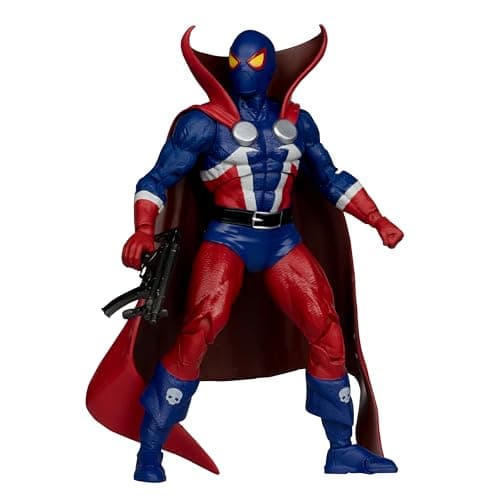Image of McFarlane Spawn 77 7in Action Figure with Comic Toys Digital Collectible [Red Platinum Edition]