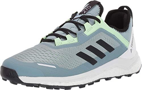 Image of adidas outdoor Terrex Agravic Flow Ash Grey/Black/Glow Green 5.5
