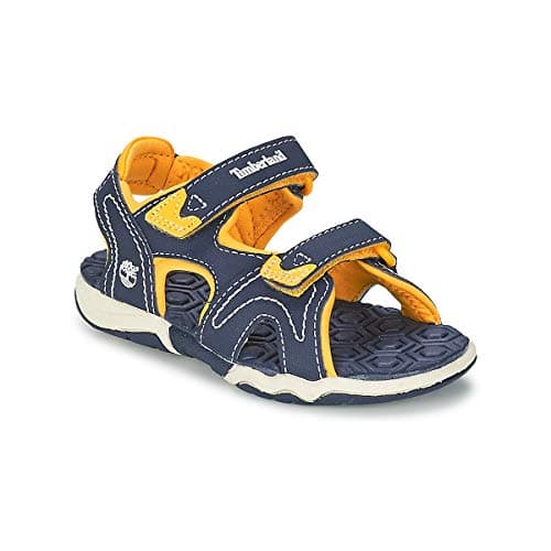 Image of Timberland Adventure Seeker 2 Strap Sandals Navy Yellow - 8.5 Infant UK